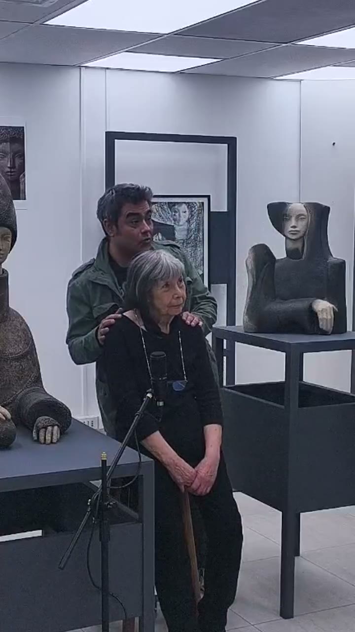 Inauguración de Boceto Relieve Volumen, con Polimnia Sepúlveda